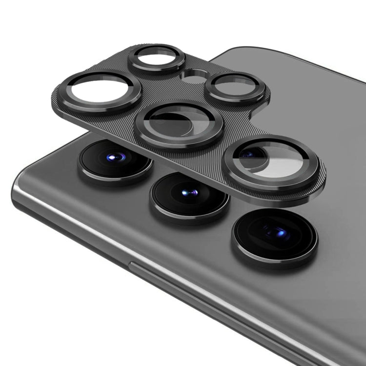 For Samsung Galaxy S23 Ultra ENKAY 9H Rear Camera Lens Aluminium Alloy Tempered Glass Film