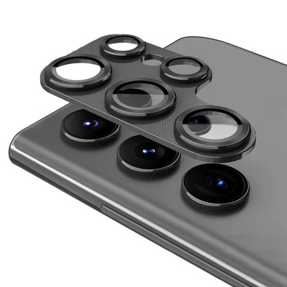 For Samsung Galaxy S23 Ultra ENKAY 9H Rear Camera Lens Aluminium Alloy Tempered Glass Film