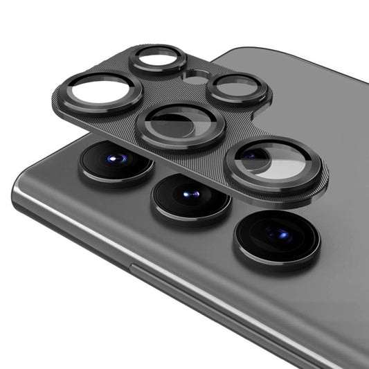 For Samsung Galaxy S23 Ultra ENKAY 9H Rear Camera Lens Aluminium Alloy Tempered Glass Film