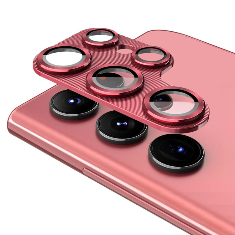 For Samsung Galaxy S23 Ultra ENKAY 9H Rear Camera Lens Aluminium Alloy Tempered Glass Film