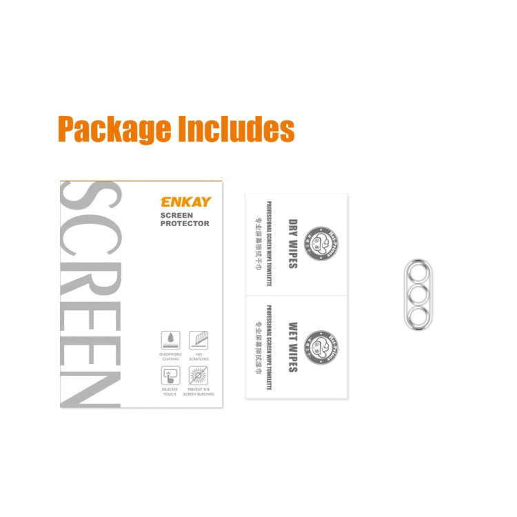 For Samsung Galaxy A24 4G ENKAY Hat-Prince 9H Rear Camera Lens Tempered Glass Film