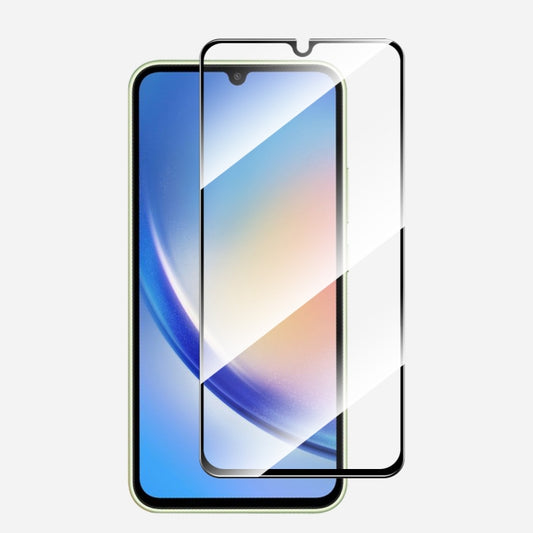 For Samsung Galaxy A34 5G / M34 / F34 ENKAY Hat-Prince Full Glue High Aluminum-silicon Tempered Glass Film