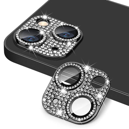 For iPhone 13 / 13 mini ENKAY Hat-Prince Blink Diamond Camera Lens Aluminium Alloy Tempered Glass Film
