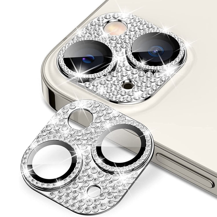 For iPhone 13 / 13 mini ENKAY Hat-Prince Blink Diamond Camera Lens Aluminium Alloy Tempered Glass Film