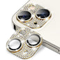 For iPhone 14 / 14 Plus ENKAY Hat-Prince Blink Diamond Camera Lens Aluminium Alloy Tempered Glass Film