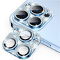 For iPhone 14 Pro / 14 Pro Max ENKAY Hat-Prince Blink Diamond Camera Lens Aluminium Alloy Tempered Glass Film