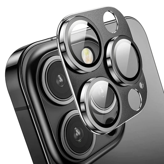 For iPhone 13 Pro / 13 Pro Max ENKAY Hat-Prince Anti-reflection Camera Lens Aluminium Alloy Tempered Glass Film
