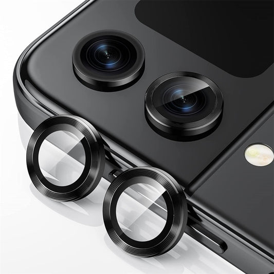 For Samsung Galaxy Z Flip4 / W23 Flip ENKAY Hat-Prince 9H Rear Camera Lens Aluminium Alloy Tempered Glass Film