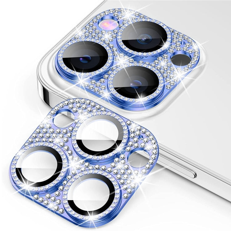 For iPhone 12 Pro Max ENKAY Hat-Prince Blink Diamond Camera Lens Aluminium Alloy Tempered Glass Film