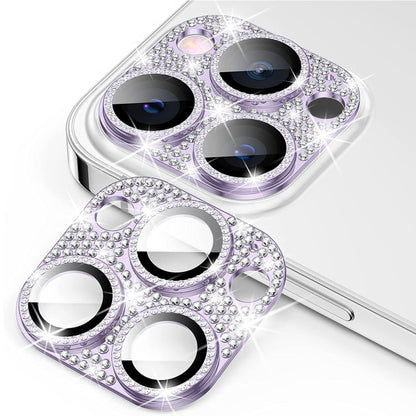 For iPhone 12 Pro Max ENKAY Hat-Prince Blink Diamond Camera Lens Aluminium Alloy Tempered Glass Film