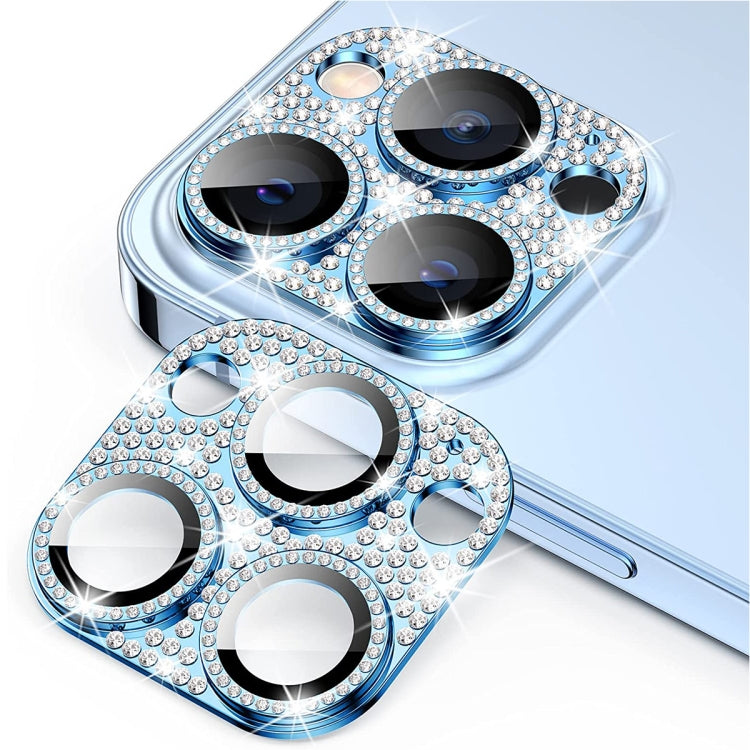 For iPhone 12 Pro Max ENKAY Hat-Prince Blink Diamond Camera Lens Aluminium Alloy Tempered Glass Film