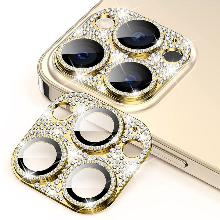 For iPhone 12 Pro Max ENKAY Hat-Prince Blink Diamond Camera Lens Aluminium Alloy Tempered Glass Film