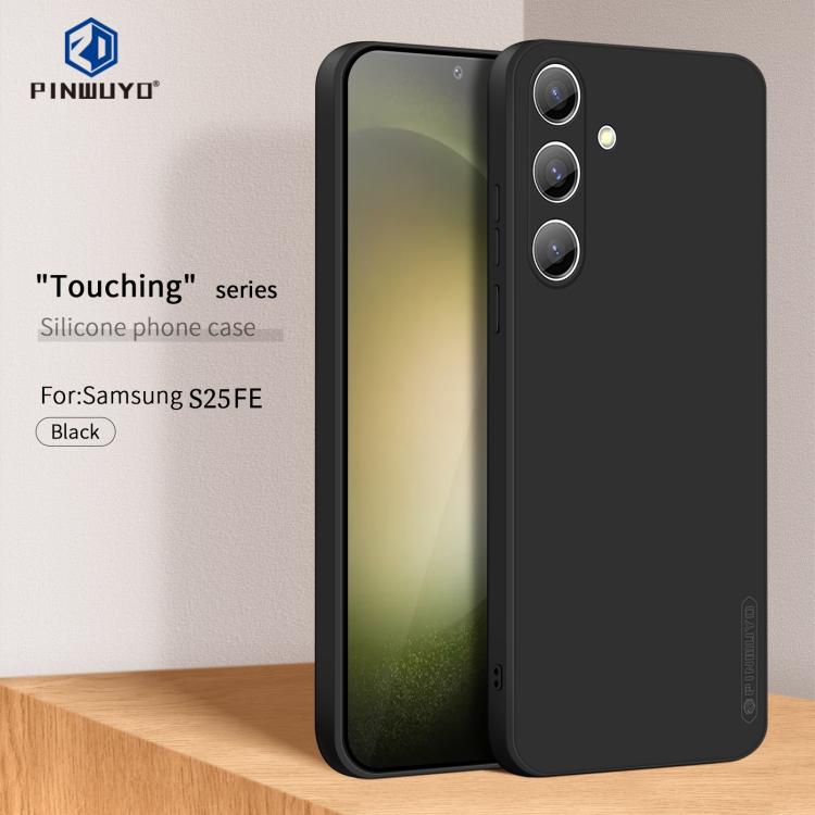 PINWUYO Sense Series Liquid Silicone TPU Phone Case, For Samsung Galaxy S25 FE 5G, For Samsung Galaxy S25 Edge 5G, For Samsung Galaxy A06 5G, For Samsung Galaxy A56 5G, For Samsung Galaxy A26 5G, For Samsung Galaxy A36, For Samsung Galaxy S25 5G�������...