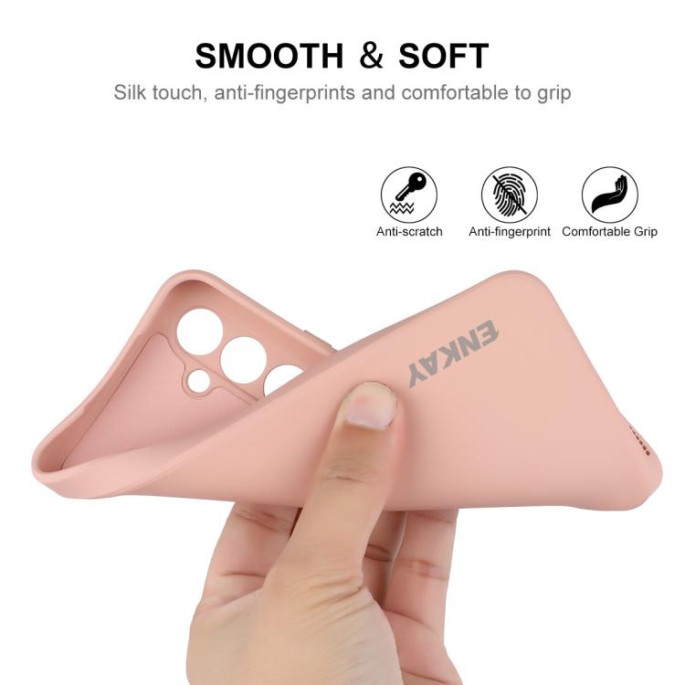 ENKAY Hat-Prince Liquid Silicone Shockproof Soft Phone Case, For Samsung Galaxy A56 5G, For Samsung Galaxy A26 5G, For Samsung Galaxy A36 5G, For Samsung Galaxy A54