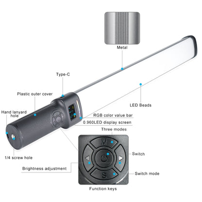VLOGLITE W270RGB Live Streaming E-Sports Handheld Fill Light LED Studio Light