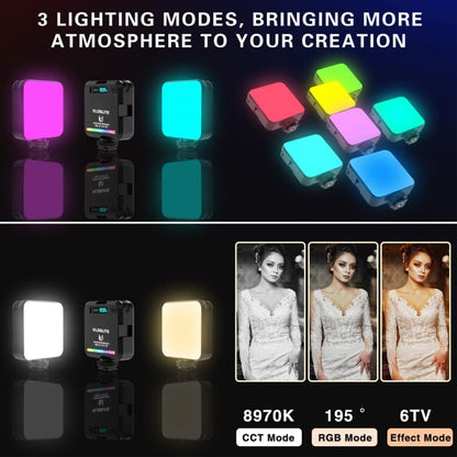 VLOGLITE W64RGB Dimmable RGB LED Pocket Fill Light 20 Modes Live Broadcast Video Light