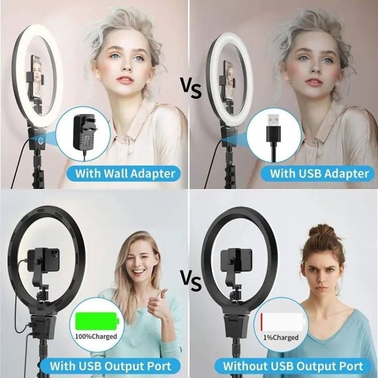 JMARY FM-12R Photography LED Fill Light 12-inch Video Recording Ring Light