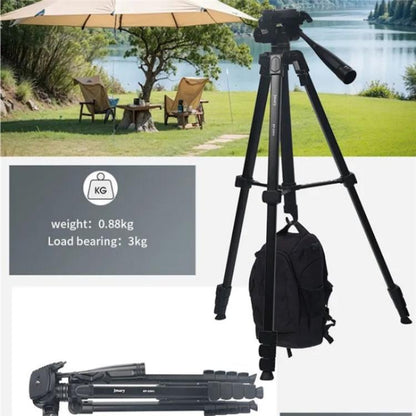 JMARY KP-2201 Portable 1.7m Adjustable Stand Smartphone / Camera Live Photography Tripod
