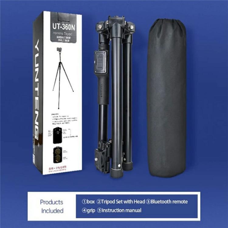 YUNTENG UT-360N Outdoor Photography Live Streaming Selfie Stand Camera Phone Tripod