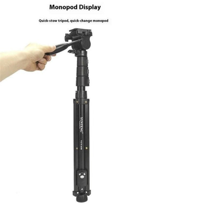YUNTENG 638 Aluminum Alloy Extendable Stand Phone Holder Camera Tripod Monopod