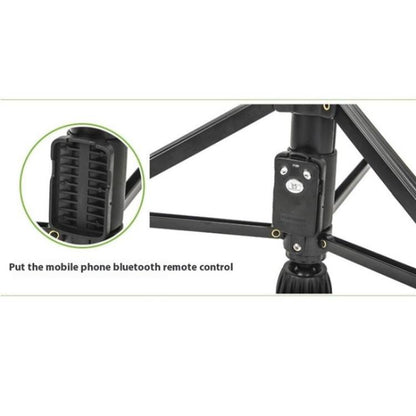 YUNTENG 638 Aluminum Alloy Extendable Stand Phone Holder Camera Tripod Monopod