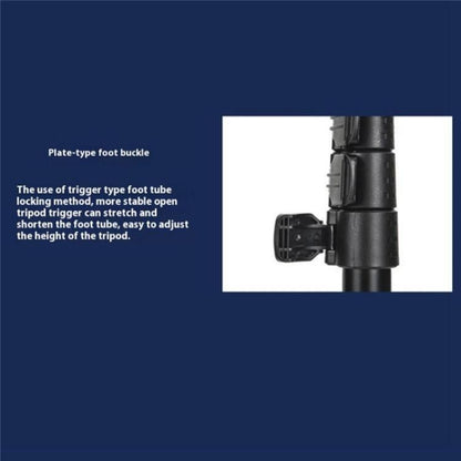 YUNTENG 638 Aluminum Alloy Extendable Stand Phone Holder Camera Tripod Monopod