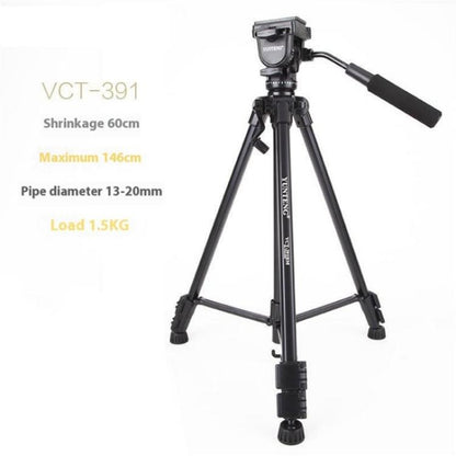 YUNTENG VCT-391RM Portable Live Streaming Stand for Sony JVC Canon Camera Tripod