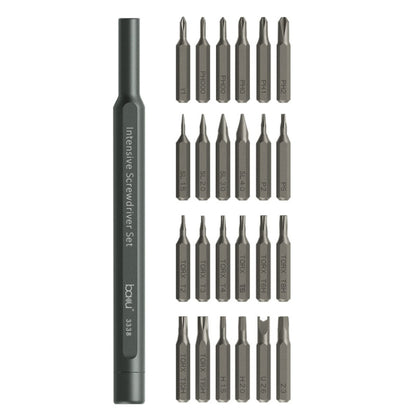 Baku BA-3338 24 In 1 Multifunctional Screwdriver Set Mobile Computer Repair Tool, Baku BA-3338
