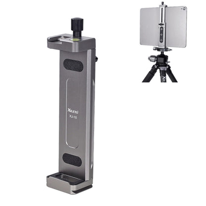 Xiletu Xj15 Live Broadcast Desktop Full Metal Tripod Mount Tablet Pc Phone Clamp With 1/4 Inch Screw Holes & Cold Shoe Base