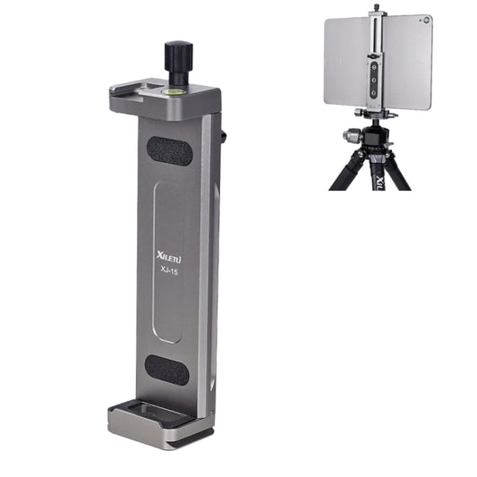Xiletu Xj15 Live Broadcast Desktop Full Metal Tripod Mount Tablet Pc Phone Clamp With 1/4 Inch Screw Holes & Cold Shoe Base
