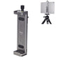 Xiletu Xj15 Live Broadcast Desktop Full Metal Tripod Mount Tablet Pc Phone Clamp With 1/4 Inch Screw Holes & Cold Shoe Base