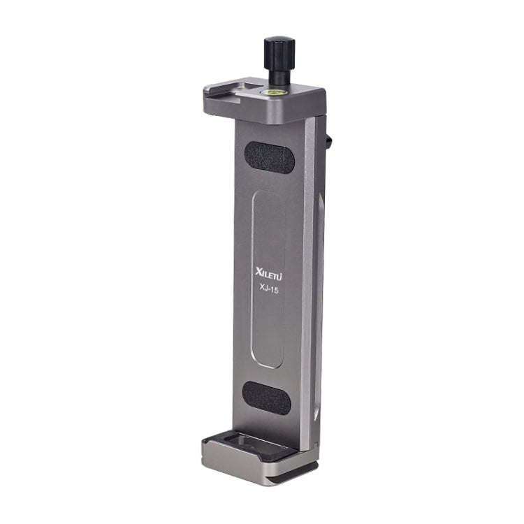 Xiletu Xj15 Live Broadcast Desktop Full Metal Tripod Mount Tablet Pc Phone Clamp With 1/4 Inch Screw Holes & Cold Shoe Base