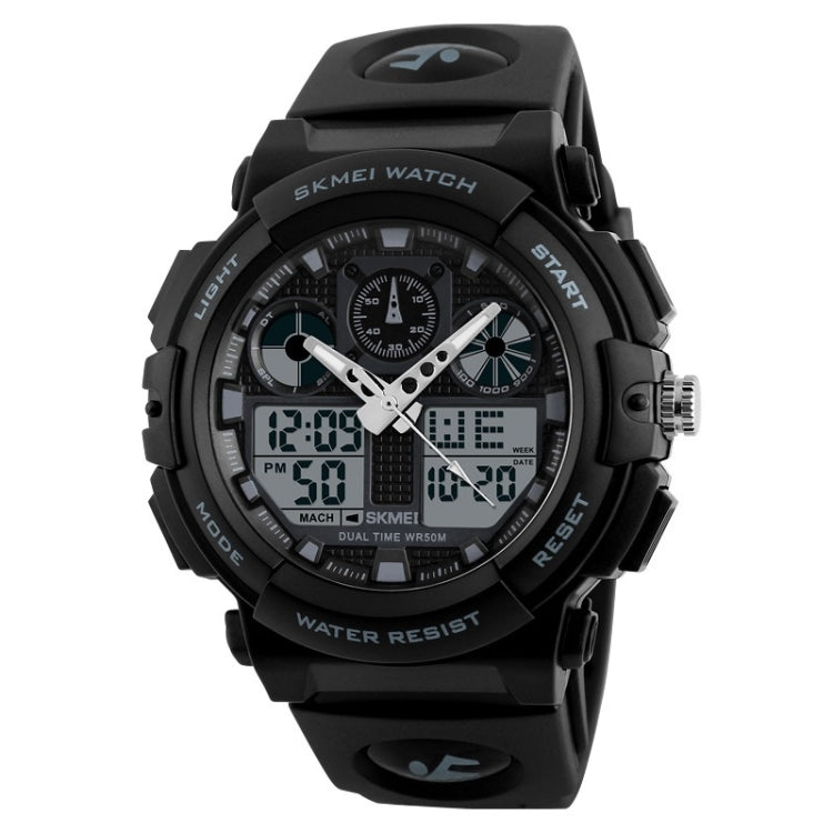 SKMEI 1270 Men Waterproof Dual Display Digital Watch Outdoor Sports Watch, Red, Green, Blue, Gray, Golden