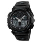 SKMEI 1270 Men Waterproof Dual Display Digital Watch Outdoor Sports Watch, Red, Green, Blue, Gray, Golden