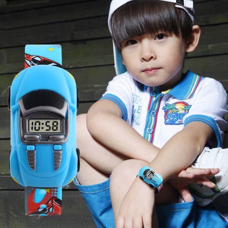 SKMEI 1241 Fashion Cute Cartoon Car Children Digital Watch, Yellow, Red, Blue, Black, Light Blue