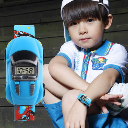 SKMEI 1241 Fashion Cute Cartoon Car Children Digital Watch, Yellow, Red, Blue, Black, Light Blue