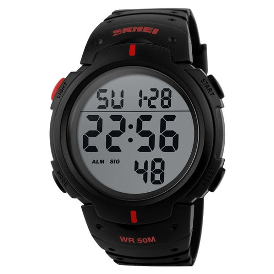 SKMEI 1068 Men Waterproof Outdoor Sports Digital Watch Student Fashion Watch, Red, Green, Blue, Black, Titanium, Golden, ArmyGreen