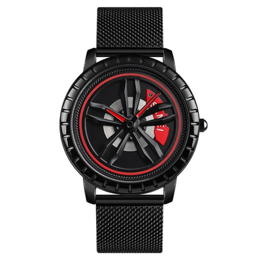 SKMEI 1634 Men Waterproof Watch Fashion Quartz Watch, Black Mesh Belt, White Mesh Belt, Black Steel Belt, White Steel Belt