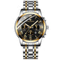 FNGEEN 4006 Men Automatic Mechanical Watch Waterproof Quartz Watch, Gold Blue Surface, Gold Black Surface, Gold White Surface, White Steel White Surface, White Steel Black Surface, White Steel Blue Surface, Black Steel Black Surface��������������������...