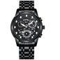 FNGEEN 4088 Men Hollow Quartz Watch Student Waterproof Luminous Watch, Full Gold Gold Surface, Full Gold Black Surface, Black Steel Black Surface White Nails, Black Steel Black Surface Gold Nails, Gold And Gold Surface, Gold Black Surface��������������...