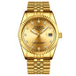 FNGEEN 7008 Men Fashion Diamond Dial Watch Couple Watch, Full Gold Gold Surface, Full Gold Black Surface, Full Gold White Surface, Golden Surface, Gold Black Sueface, Golden White Surface, Brown Leather Full Gold Surface��������������������������������...