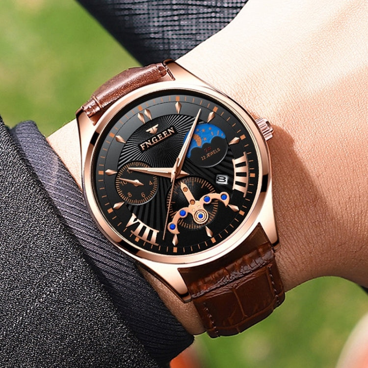 FNGEEN 5606 Men Luminous Casual Quartz Watch