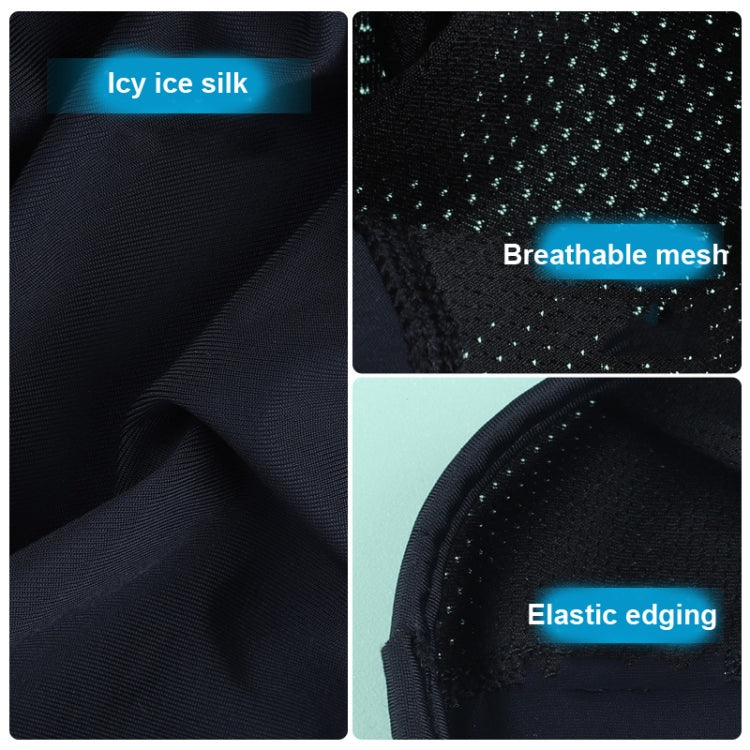 WEST BIKING Summer Riding Ice Silk Cap Windproof Hood Thin Inner Cap Breathable And Quick-Drying Helmet Lining Cap, Helmet Lining Cap(Black), Helmet Lining Cap(Gray)