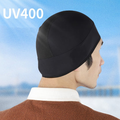 WEST BIKING Summer Riding Ice Silk Cap Windproof Hood Thin Inner Cap Breathable And Quick-Drying Helmet Lining Cap, Helmet Lining Cap(Black), Helmet Lining Cap(Gray)