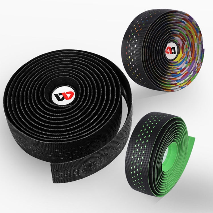 WEST BIKING Bicycle PU Non-Slip Handlebar Strap, Black, Color, Red, Blue, Green, Multilateral Color