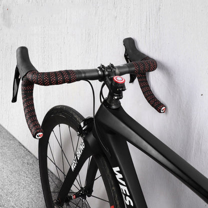 WEST BIKING Bicycle PU Non-Slip Handlebar Strap, Black, Color, Red, Blue, Green, Multilateral Color