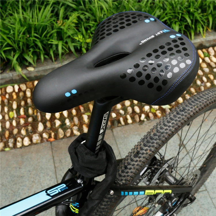 WEST BIKING YP0801083 Bicycle Taillight Thickened Soft And Comfortable Mountain Bike Seat Cushion, Black Blue, BlackRed, Dark Green