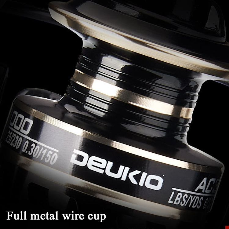 DEUKIO Fishing Wheel AC Sea Otter Fishing Supplies With All Metal Rocker, AC2000, AC3000, AC4000, AC5000, AC6000, AC7000