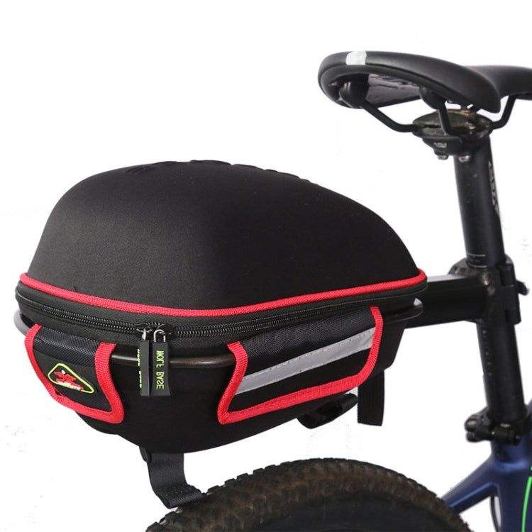 West Biking  Bicycle Shelf Mountain Road Bike Big Capacity Bag Riding Shelf Hard Shell Tail Bag  With Rain Cover, Red, Green, Blue, Orange