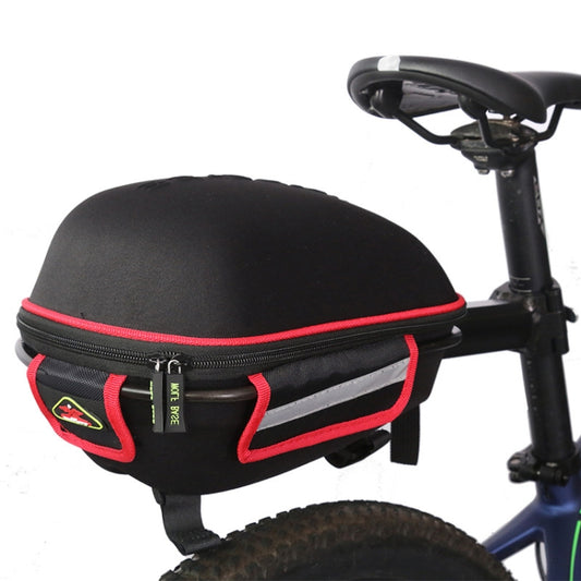 West Biking  Bicycle Shelf Mountain Road Bike Big Capacity Bag Riding Shelf Hard Shell Tail Bag  With Rain Cover, Red, Green, Blue, Orange